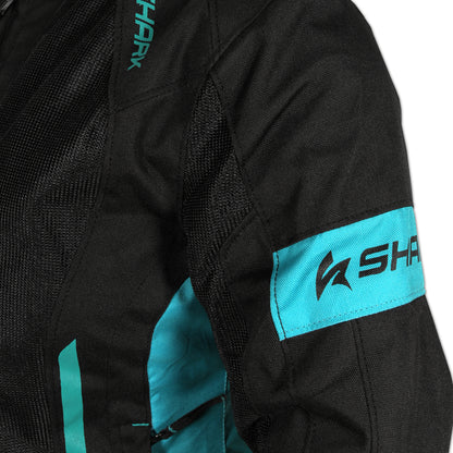 Shark Ladies Aired Jacket [Black/Teal - 12]